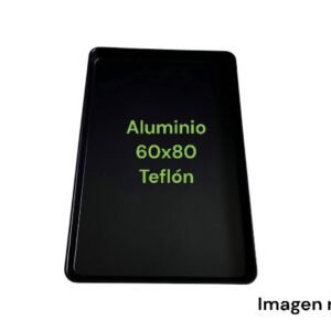 Bandeja de aluminio enlozado teflón 60X80